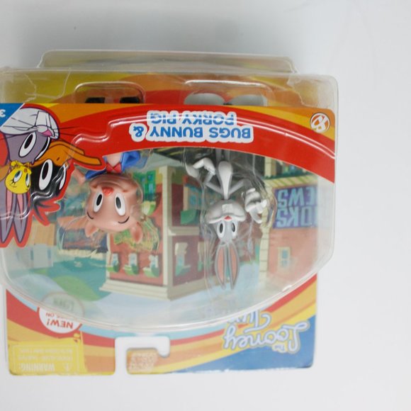 The Looney Tunes Show Bugs Bunny And Porky Pig Toy Figures Warner Brothers 2012 - Picture 8 of 8